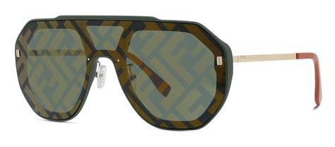 fendi 40006u|Fendi Fe40006u Aviator Sunglasses .